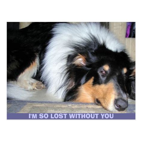 Im So Lost Without You Postcard Zazzle