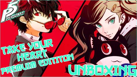 Unboxing Persona 5 Take Your Heart Premium Edition Youtube