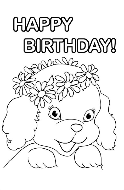 Birthday Coloring Pages Beautiful Birthday Coloring Pages Of Birthday