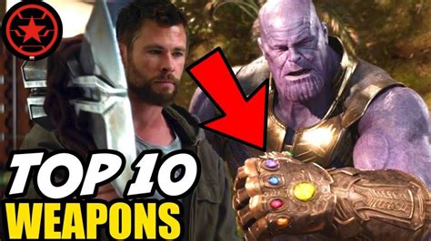 Top 10 Most Powerful Weapons In Mcu Weapons Powerful Avengers