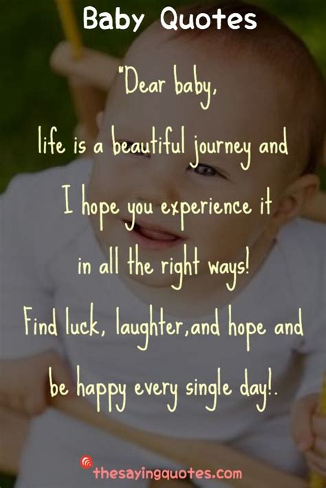 500 Inspirational Baby Quotes And Sayings For A New Baby Girl Or Boy