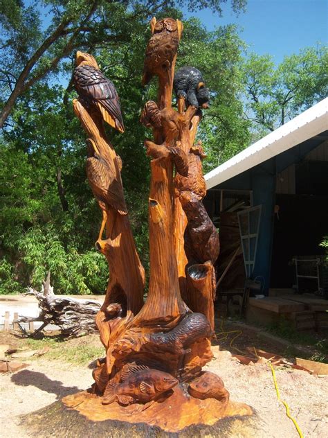 Handmade Onsite Stump Carving By Artistry In Wood