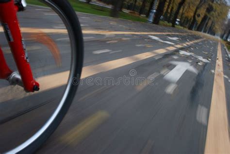 Bicycle Wheel Closeup In Motion Stock Photo Image Of Vertigo Bicycle