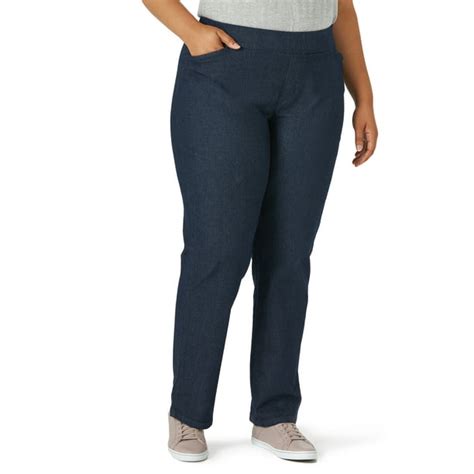 Chic Chic Womens Plus Size Easy Fit Elastic Waist Pull On Pant