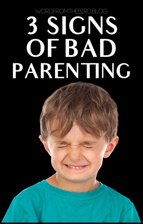 Signs of Bad Parenting - Common Parenting Mistakes | Word ...
