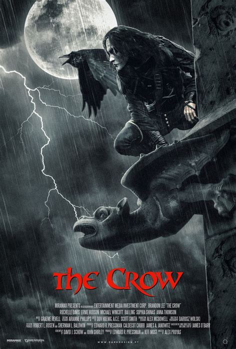 The Crow Alternative Poster Crow Movie Crow Movie Art