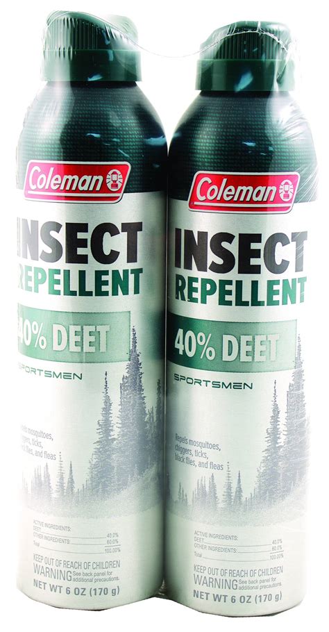 Coleman 40 Deet Insect Repellent Twin Pack 2 Pack Ebay