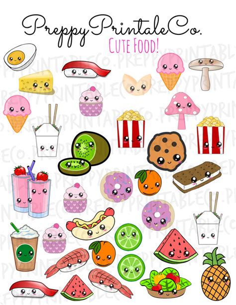 8 Best Images Of Printable Food Stickers Free Printable Journal