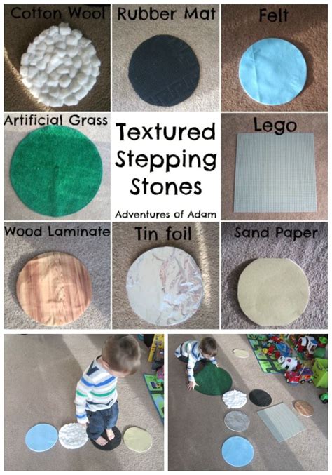 Textured Stepping Stones