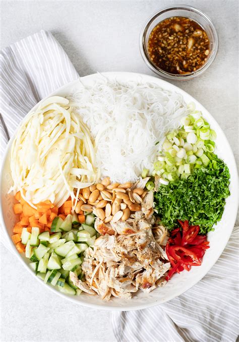Vietnamese Chicken Noodle Salad Healthy Life Trainer