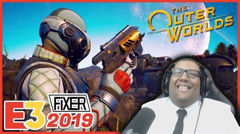 The Outer Worlds E3 2019 Trailer Reaction Youtube