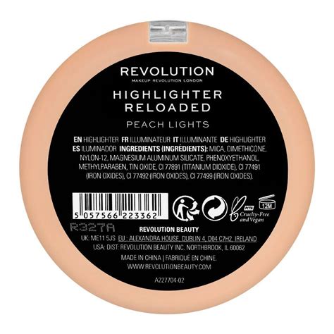 Order Makeup Revolution Highlighter Reloaded Peach Lights Online At