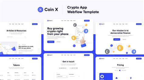 Coin X Crypto App Webflow Template Brix Templates Youtube