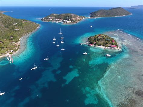Aerial Photos Of Marina Cay British Virgin Islands Pussers British