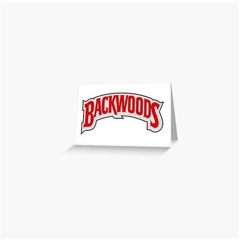 Backwoods Logo Greeting Card By Craran Redbubble