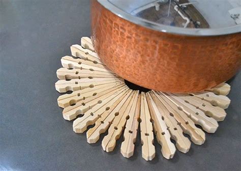 How To Make A Wood Clothespin Trivet Tutorial Factory Direct Craft