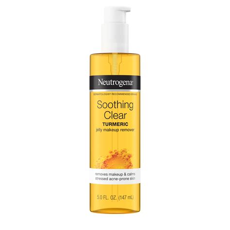 Neutrogena Soothing Clear Turmeric Jelly Makeup Remover Fl Oz