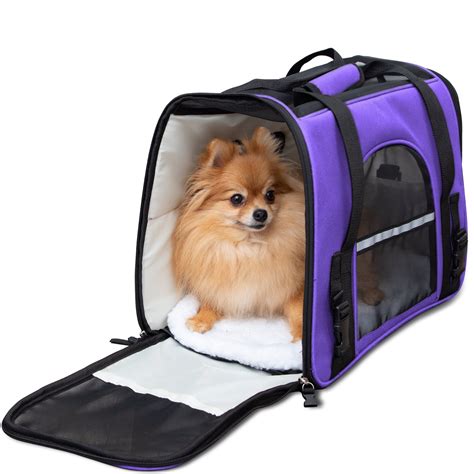 Paws And Pals Pet Carrier For Dogs And Cats Soft Sided Faa Airline