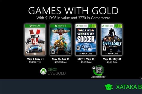 06 agosto, 2020 xbox live. Juegos de Xbox Gold gratis para Xbox One y 360 de mayo 2020