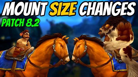 Gnome And Tauren Mount Size Changes Wow Patch Ptr Rise Of