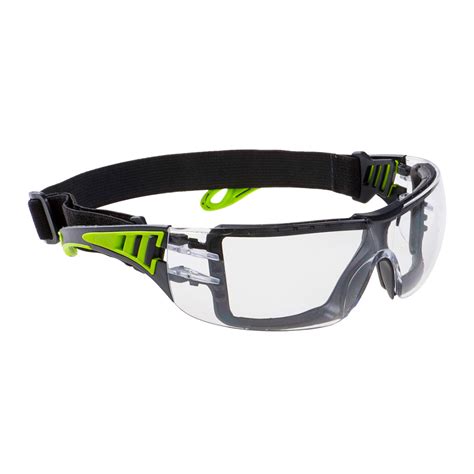 safety glasses and goggles eye protection portwest tech look plus safety specs clear foam