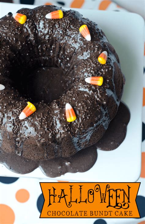 Chocolate Halloween Bundt Cake