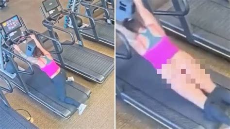 Woman Ends Up Half Naked When Her Leggings Are Stripped Off On Treadmill Nodo Leaks