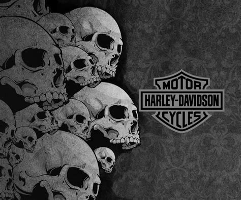 🔥 46 Harley Skull Wallpaper Wallpapersafari
