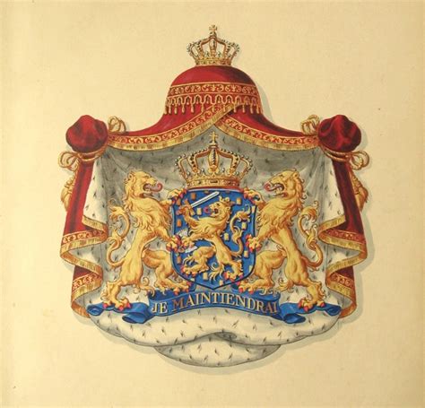 Wappen Willem Alexander Und Niederländische Königsfamilie