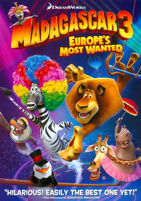 Madagascar 3 Europes Most Wanted 2012 Dvd Angry Grandpas Media