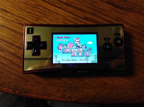 Red And Gold 20th Anniversary Edition Game Boy Micro Rgameboy