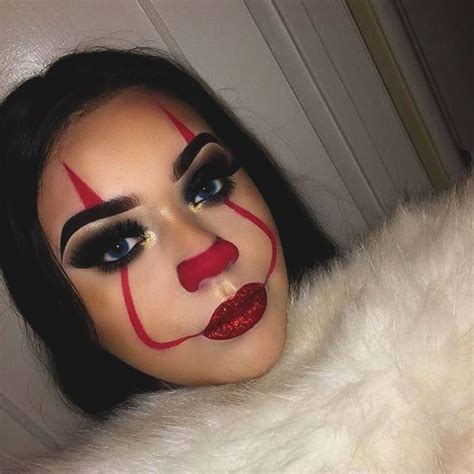 Sexy And Spooky Clown Makeup Idea For Halloween Ecemella