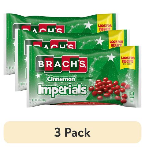 3 Pack Brachs Cinnamon Imperials Baking Candy 12 Oz