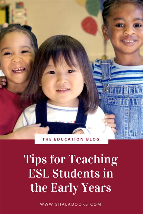 Tips For Teaching Esl Students In The Early Years In 2021 Teaching