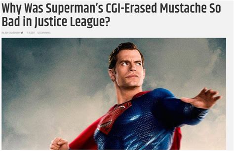 It should have superman's real mouth, and not the cgi during joss whedon's reshoots, henry cavill was sporting his mission: Why Was Superman's CGI-Erased Mustache So Bad in Justice ...