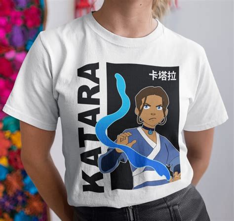 Avatar The Last Airbender Katara T Shirt Water Bending Etsy