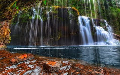 Lower Lewis River Falls Ford Pinchot By Forest