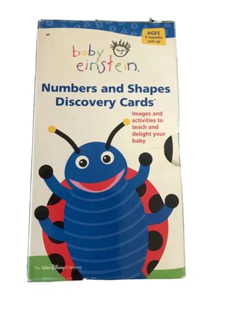 Baby Einstein Numbers And Shapes Discovery Cards 900 Picclick