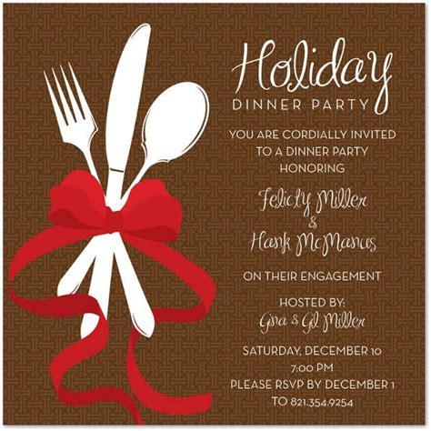Dinner Invitation Template Free Printable - Free Printable Templates
