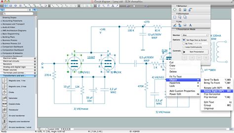 It supports standard and custom symbol libraries. Circuits and Logic Diagram Software