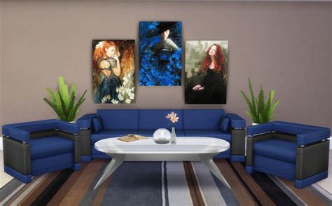 Corporation Simsstroy The Sims 4 Set Paintings For Susie