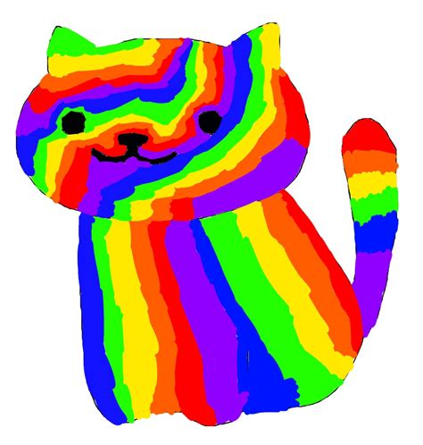Rainbow Kitty By Fluttershyfan18 On Deviantart