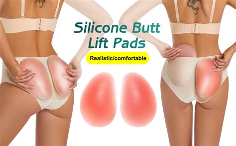 Nthr 1 Pair Silicone Butt Lift Padswomen Fake Buttocks Enhancers Inserts Removable Padding For