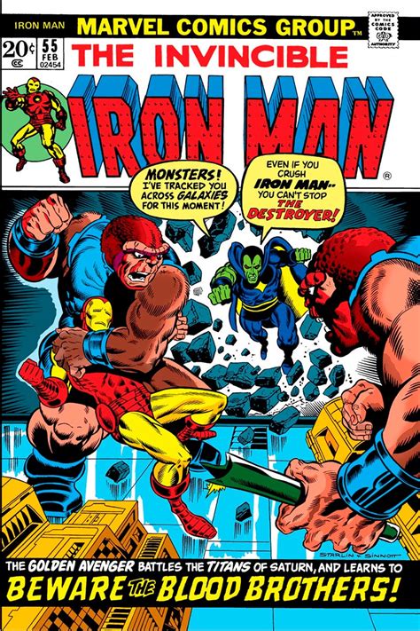 Invincible Iron Man 55 Review Feb 1973 Beware The Blood Brothers