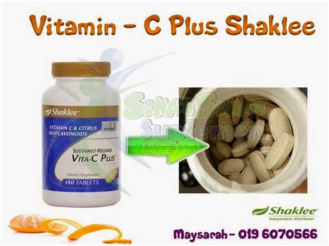 Ziela terangkan 4 sebab kenapa vitamin c shaklee patut jadi. MENJAGA KESIHATAN DENGAN SUPLEMEN SEMULAJADI: Fungsi Dan ...