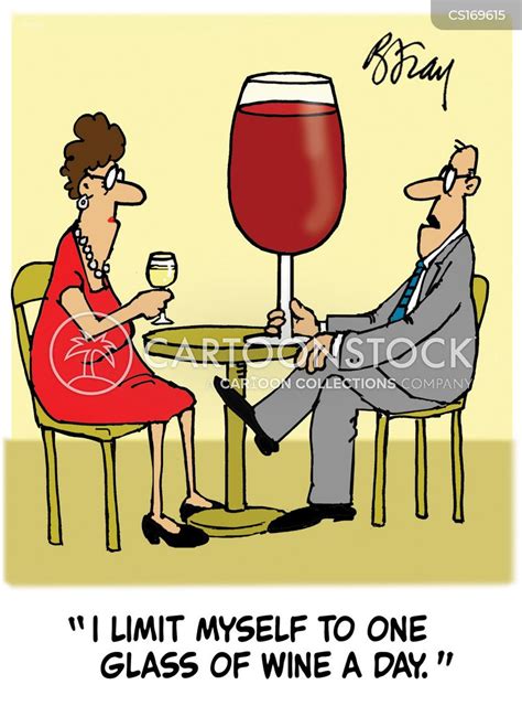 Glasses Of Wine Cartoons And Comics Funny Pictures From Cartoonstock