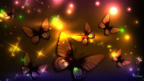 Hd Wallpaper Butterfly Lights Ii Butterfly Wallpaper Firefox Persona