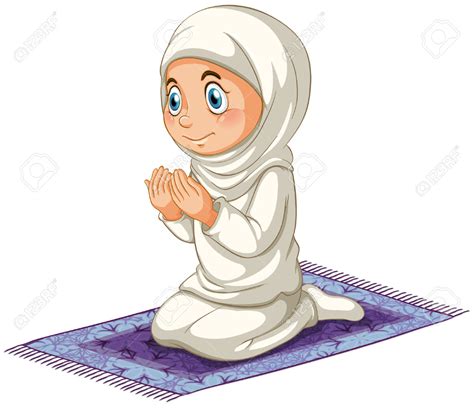 Cute Muslim Boy Clipart Muslim Prayer Position Guide Step By Step
