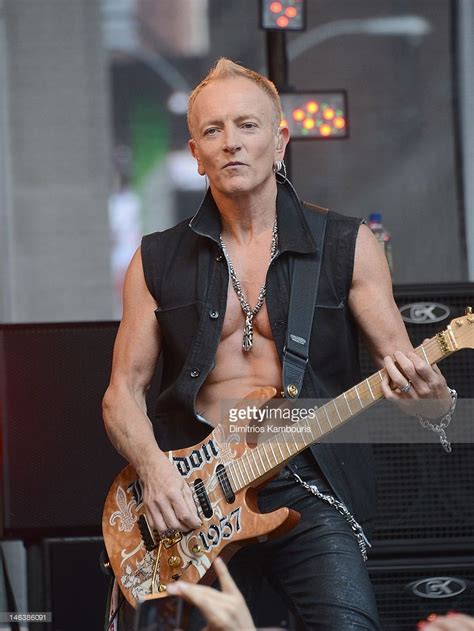 Phill Collen Of Def Leppard Performs During Fox And Friends All