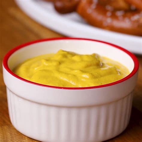 Spicy Yellow Mustard Recipe By Tasty Honey Barbecue Sauce Barbecue